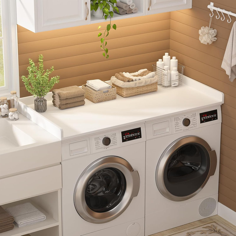 washer and dryer countertop