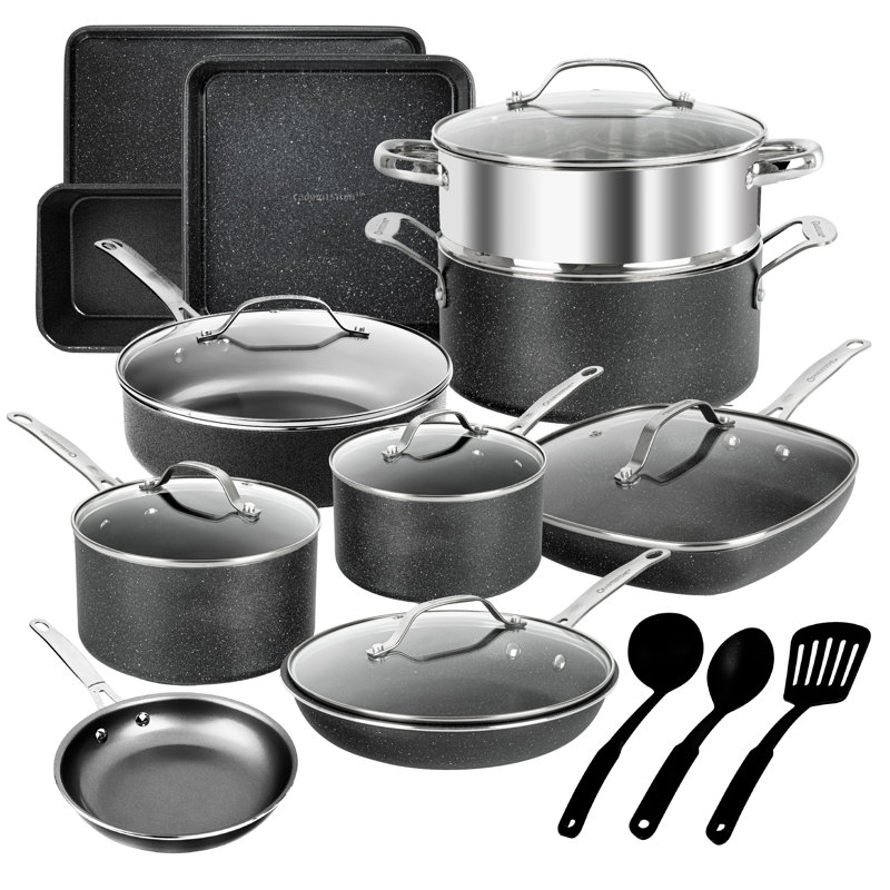 Granitestone 20 Pc Nonstick Cookware and Bakeware Set INCOMPLETE 