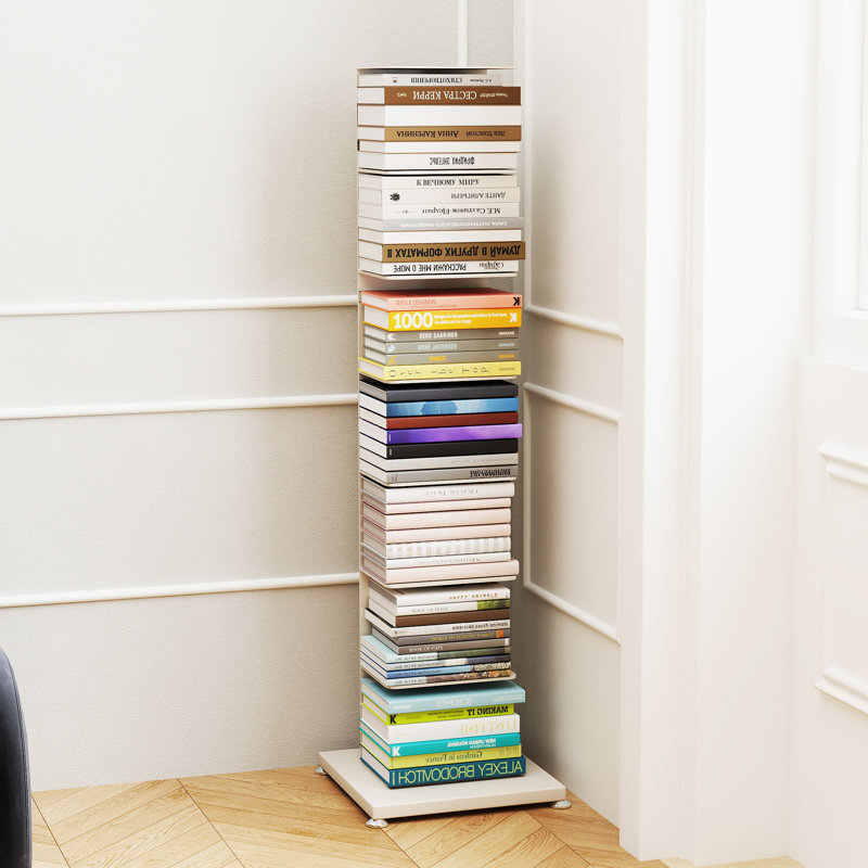 49.6'' H 7-Tier Metal Unique Design Bookcase