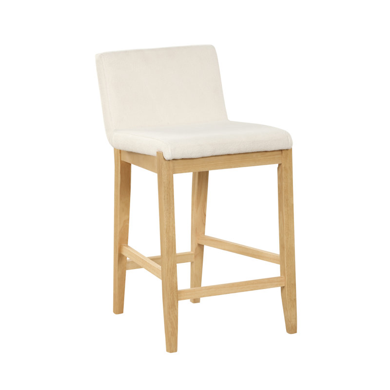 upholstered wooden stool