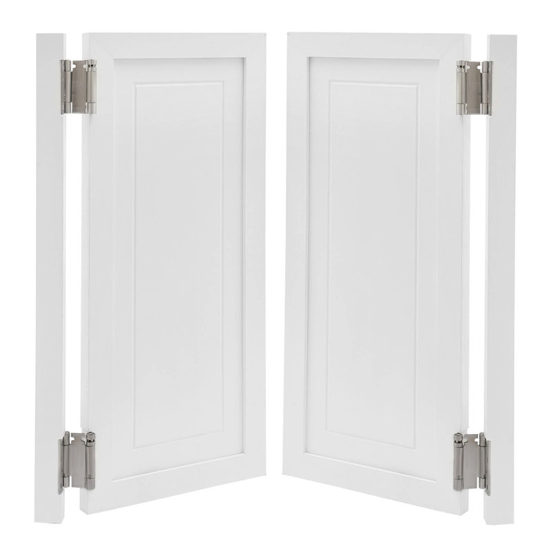 35.4'' x 35.4'' Solid Wood Double Pane Café / Saloon Door
INCOMPLETE