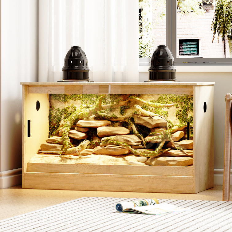 47.2'' x 19.7'' x 27.6'' Reptile Terrarium Incomplete, no glass or hardware
