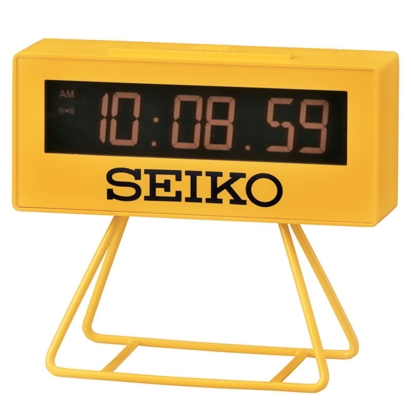 Olympia Digital Electric Alarm Tabletop Clock in Yellow