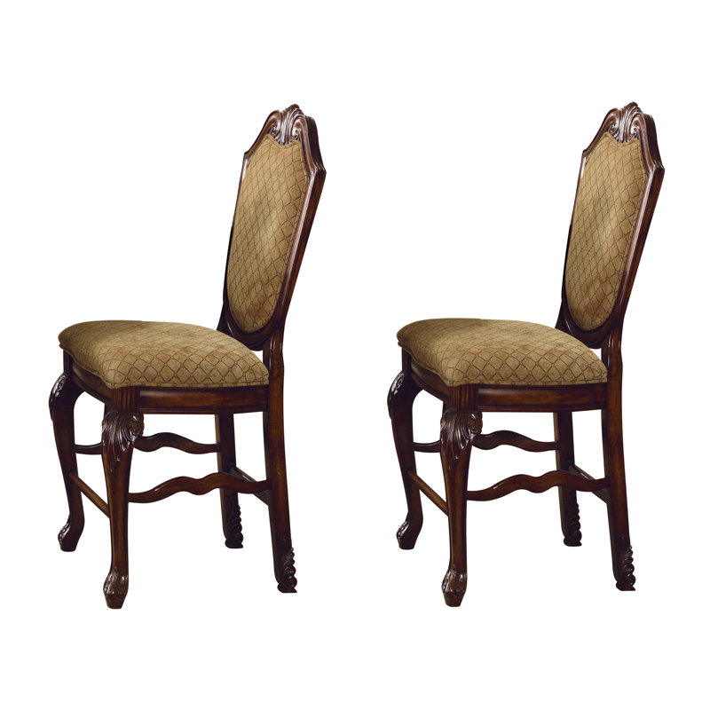Aminur Upholstered Counter Height Stools (Set of 2)