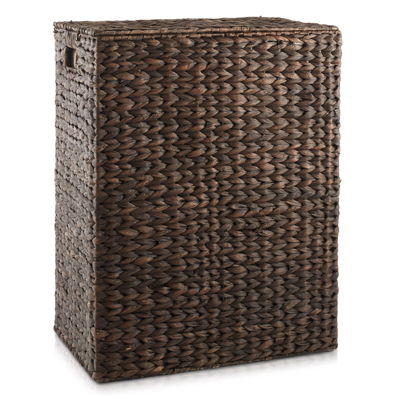 Casafield Laundry Hamper with Lid, 1-Section Rectangular Laundry Basket