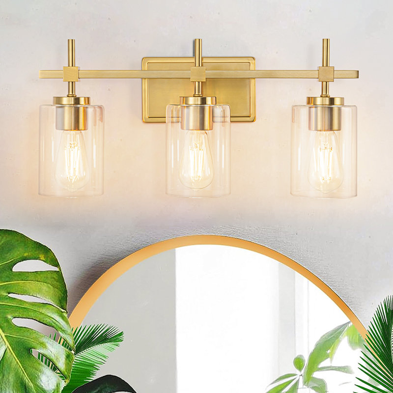 Aviara 3-Light Bathroom Vanity Light Fixture – Modern Wall Sconce for Stylish Home Décor