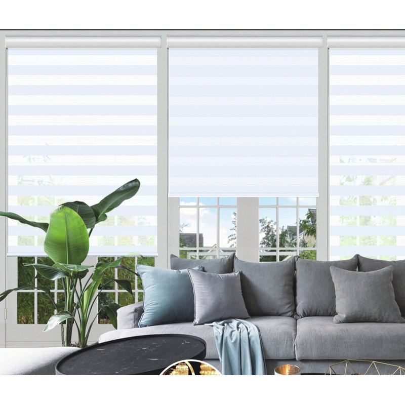 semi sheer roller shade