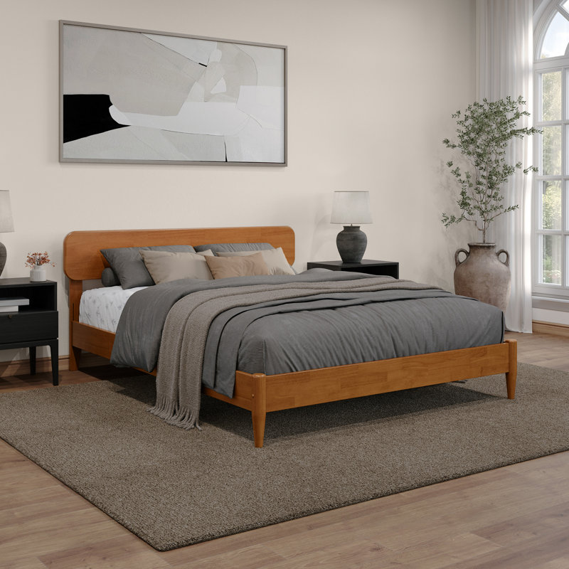 Vetu Solid Wood Platform Bed
