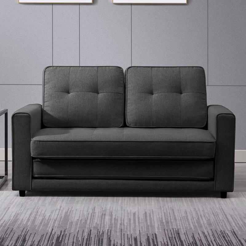 Lisann 55.51'' Upholstered Reclining Sofa