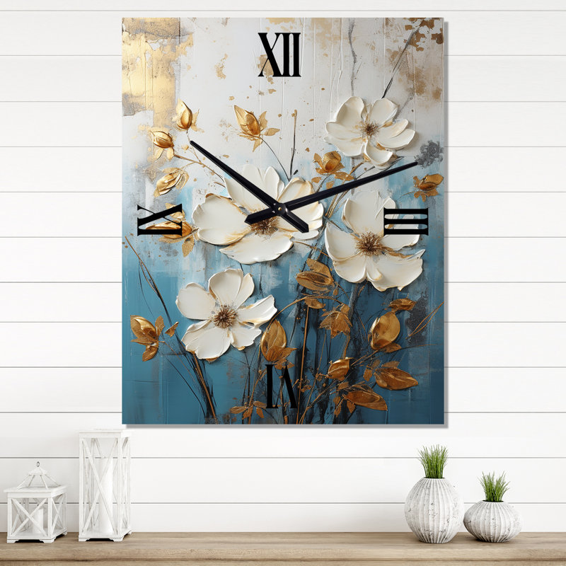 similar Dabin - Seasonal Flowers Wall Clock