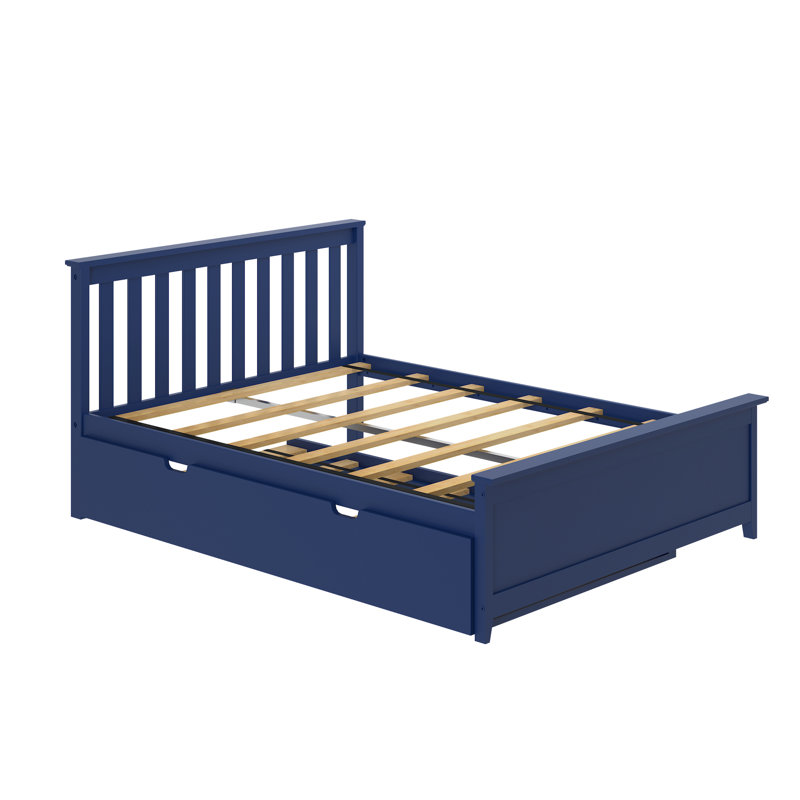 Boling Twin Solid Wood Platform Bed with Trundle by Harriet Bee