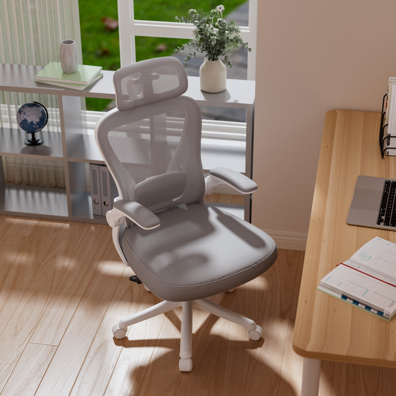 gelbert ergonomic mesh office chair task chair with headrest, home office desk chair