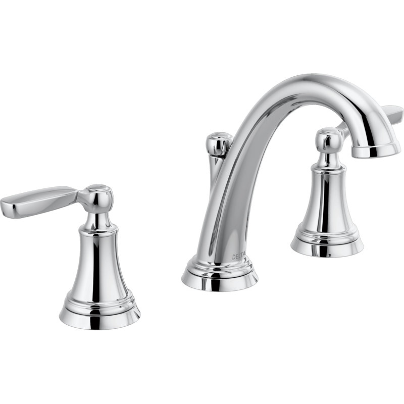 Woodhurst Widespread Bathroom Faucet 3 Hole, 2-handle Bathroom Sink Faucet with Drain Assembly 3532LF-MPU