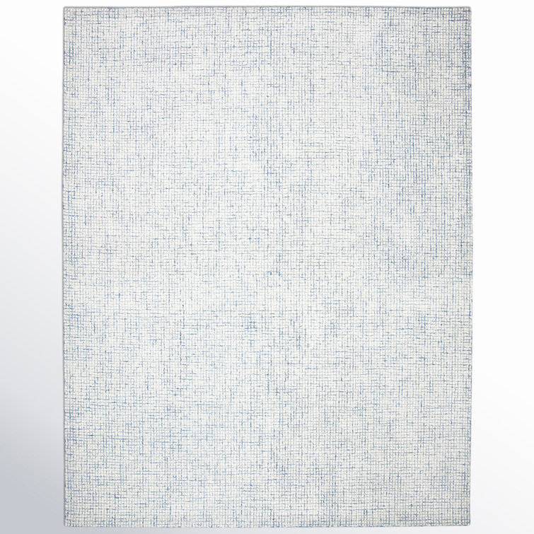 SIMILAR TO STOCK PHOTO Rowe Handmade Ivory/Blue Rug