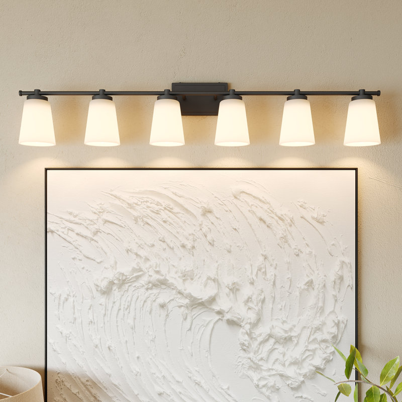 Ceriel 6 - Light Steel Dimmable Vanity Light