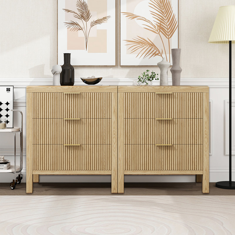 3 - drawers dresser (set of 2)