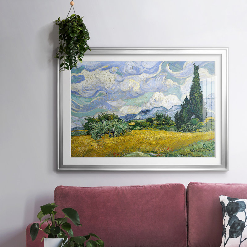 " Wheat Field With Cypresses "