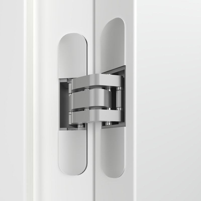 3 Pack Hidden Invisible Concealed Heavy Duty Door Hinges 3D 3-Way Adjustable 180 Degree Swing for Interior Doors