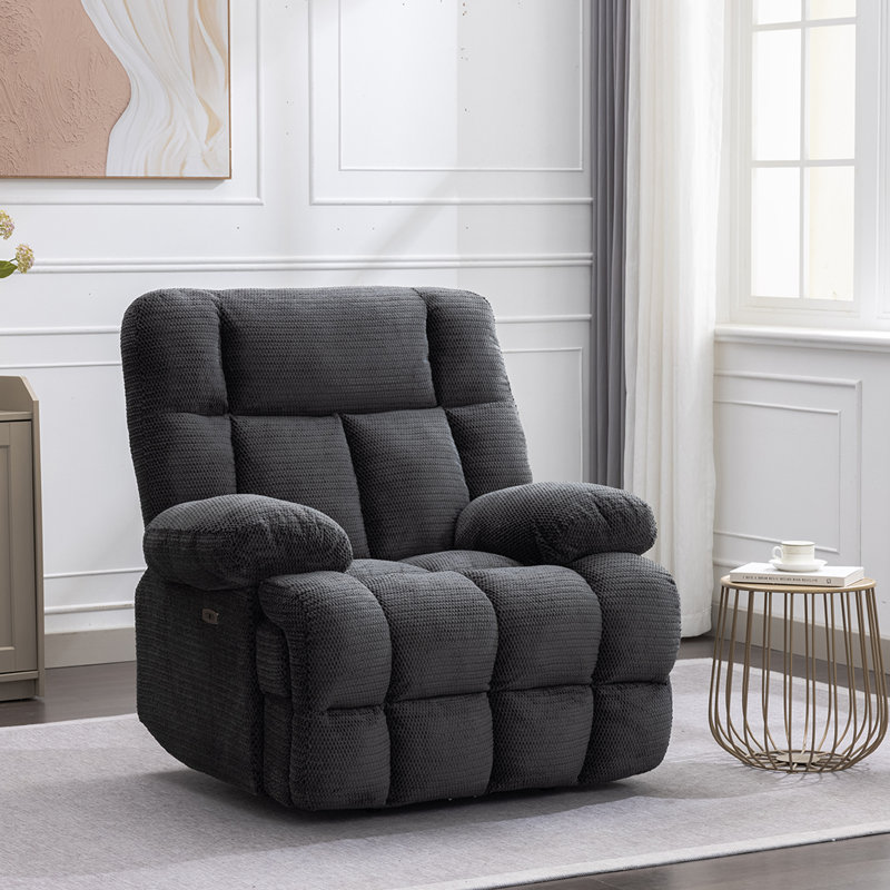 43.3" Wide Zero Gravity Oversized Power Recliner Chairs With USB Charging