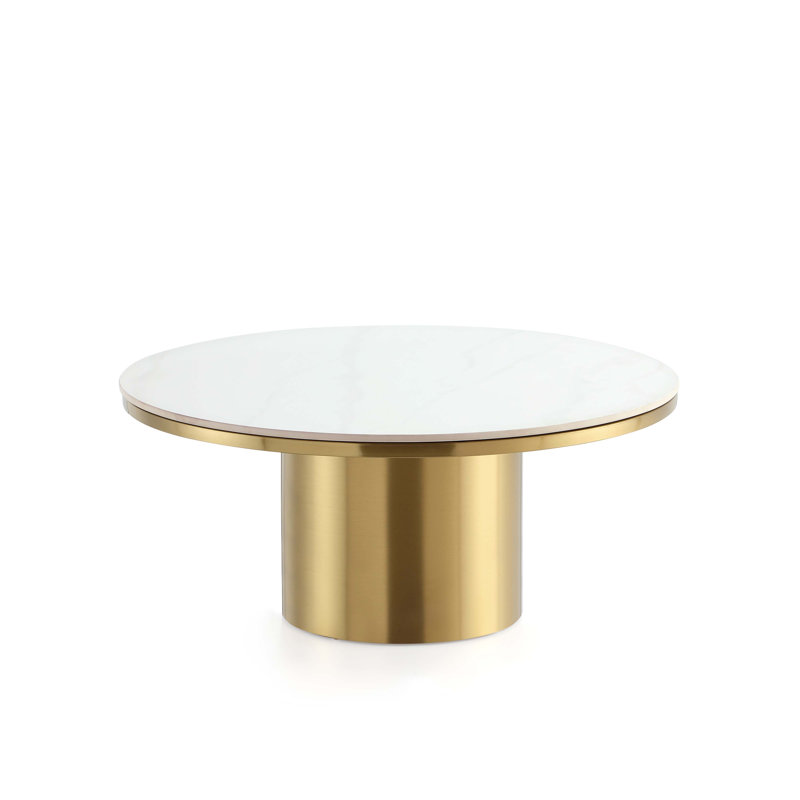 Kedarious Modern Coffee Table in Gold