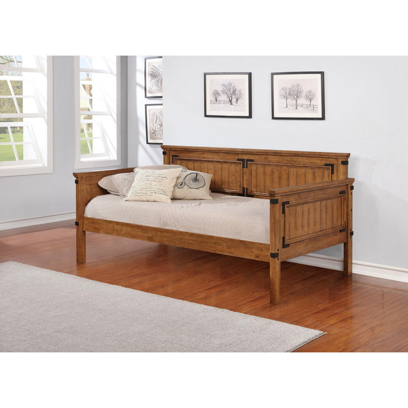 Ketil Wood Twin Daybed Rustic Honey