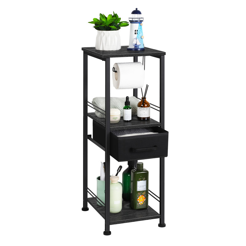 Allisun Medium Density Fiberboard (MDF) Freestanding Bathroom Shelves