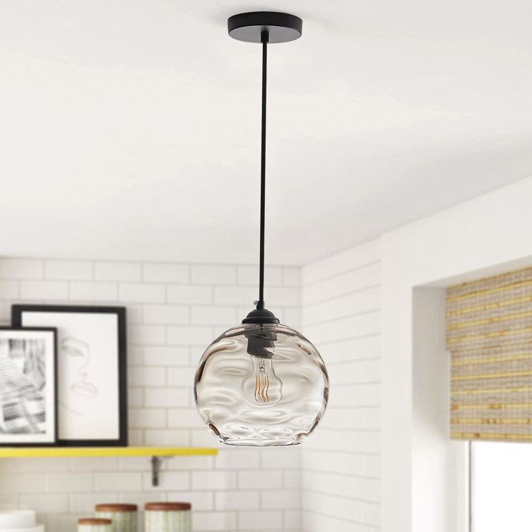 Burov 1 - Light Matte Black Single Pendant