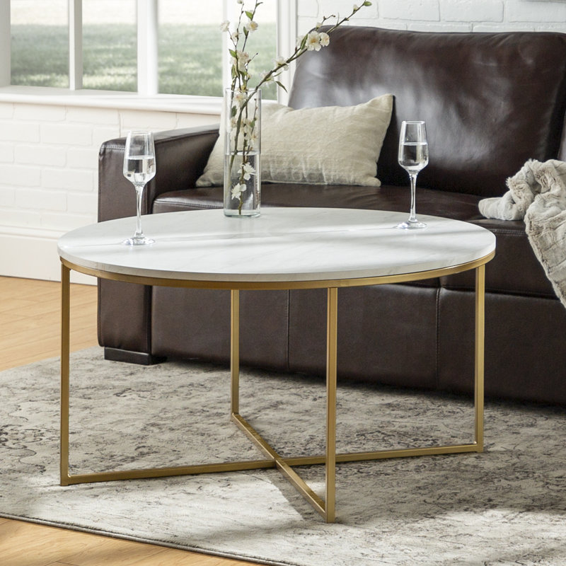 Wasser Cross Legs Coffee Table