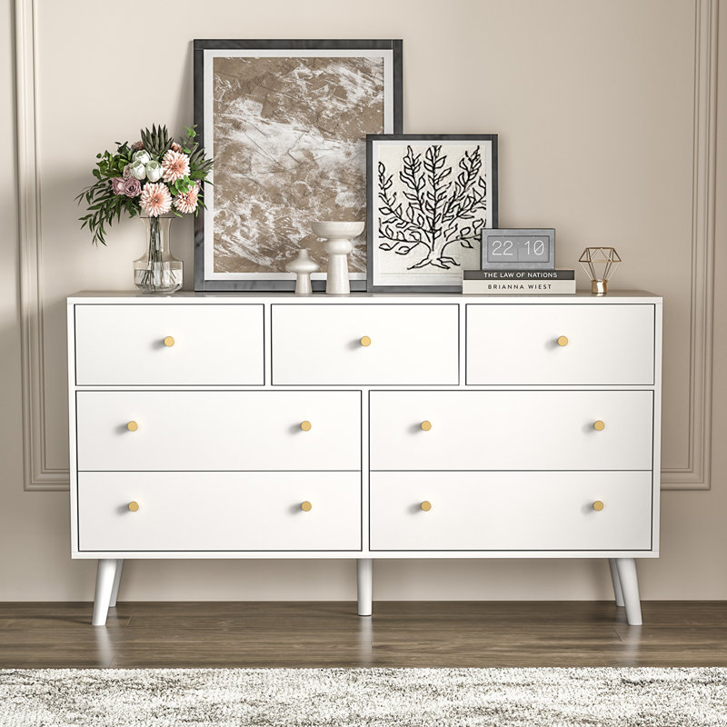 kavari 55'' w 7 - drawer dresser