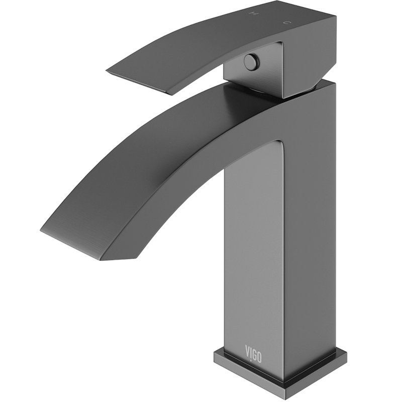 satro 7" h single handle single hole bathroom faucet vg01015gb