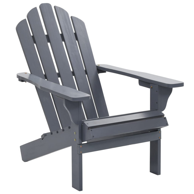 solid wood adirondack chair