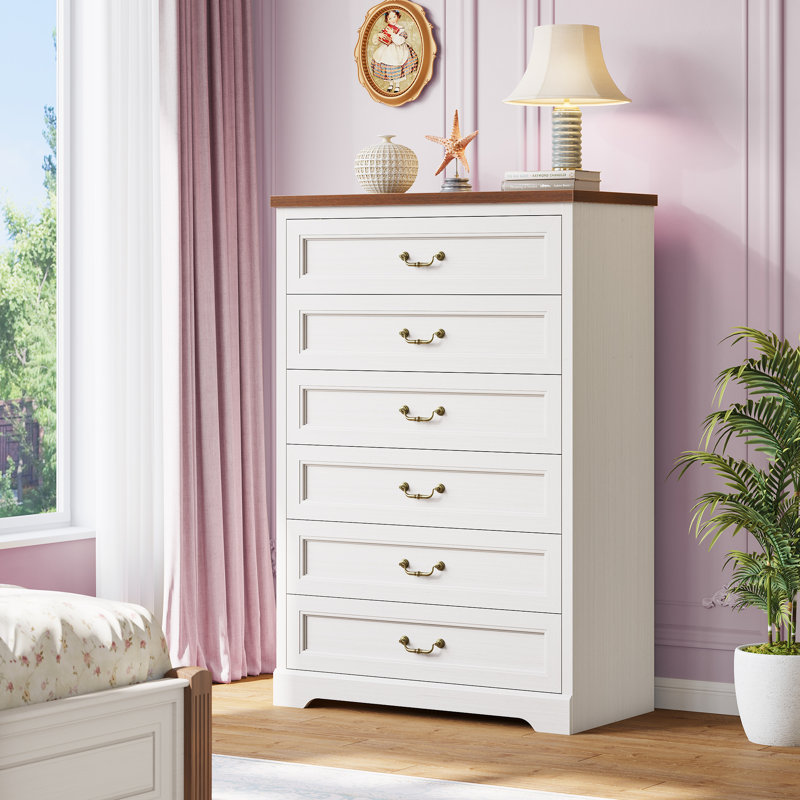 Farmhouse 6 Drawers Dresser For Bedroom, Wood Dresser Chest Of Drawer, Rustic Storage Dresser Organizer With Large Drawer And Vintage Handle For Bedroom Closet Hallway,
SIMILAR 
INCOMPLETE 
