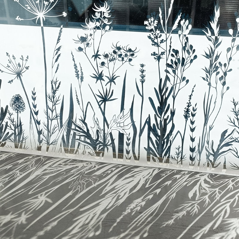 Grassland Flower Window Decal INCOMPLETE 