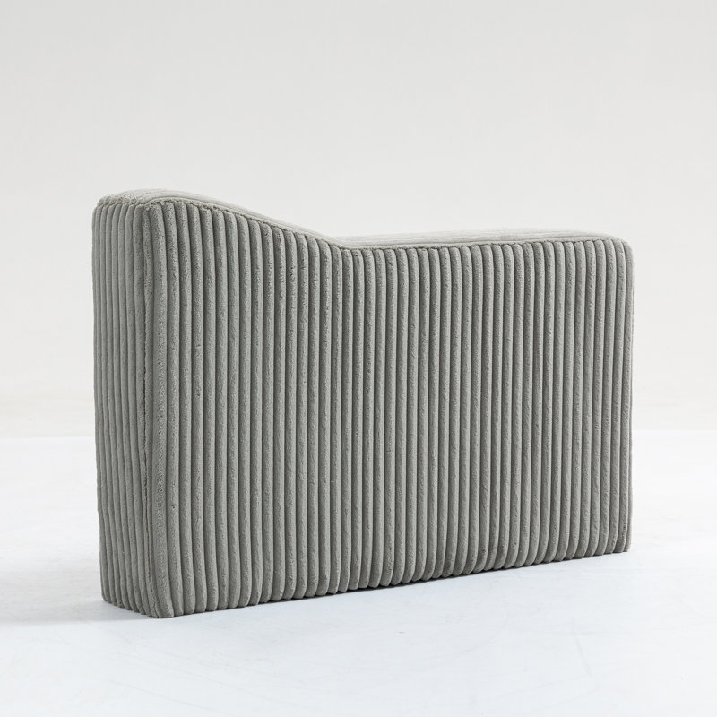 6.3" W Armrest Module For Modular Sectional Sofa