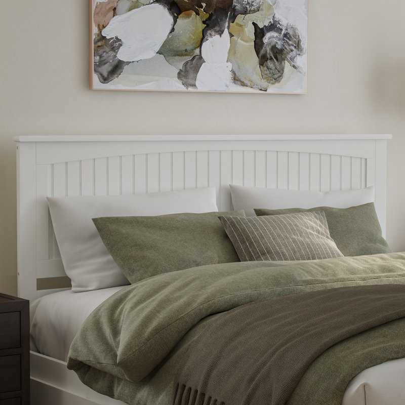 Kindig Solid Wood Coastal Cottage Panel Headboard