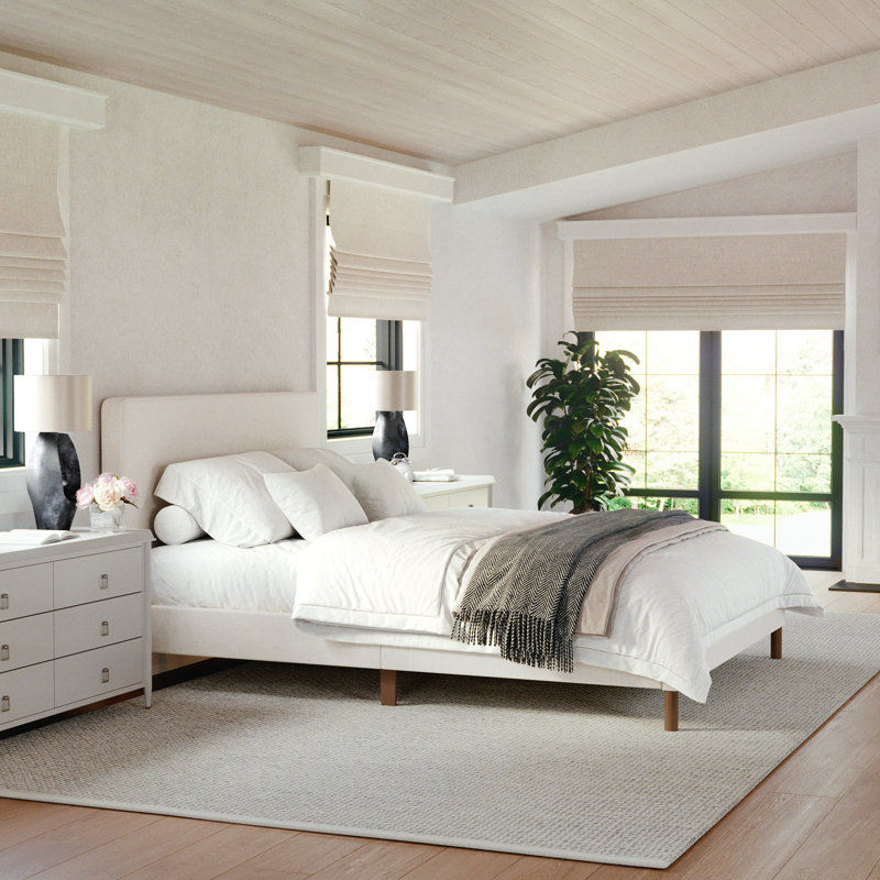 Martha Stewart Britta Upholstered Platform Bed With Piped Detail Headboard
SIMILAR 
INCOMPLETE 