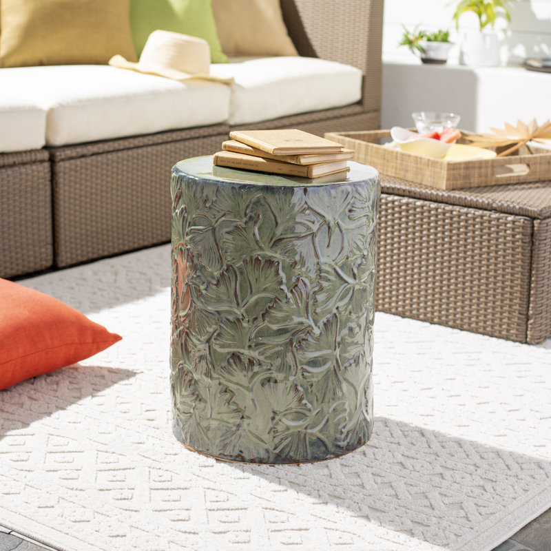 Knarr Ceramic Accent Stool