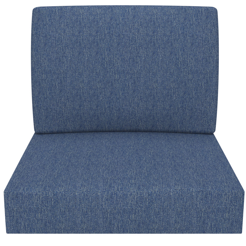 outdoor deep seat cushion, 28.5 x 28.5 x 5 inch high-density foam patio chair cushion with water-repellent & uv-resistant olefin cover, durable seat & back cushion for patio furniture