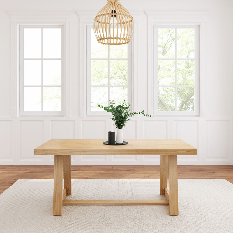 Linzy Pine Solid Wood Dining Table