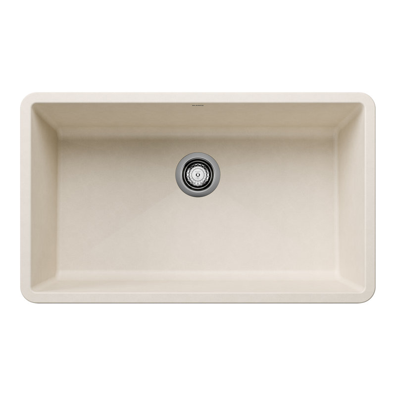 precis silgranit 32" super single undermount kitchen sink 443084