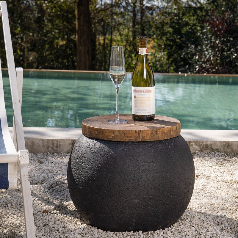 Kamsville Concrete Side Table