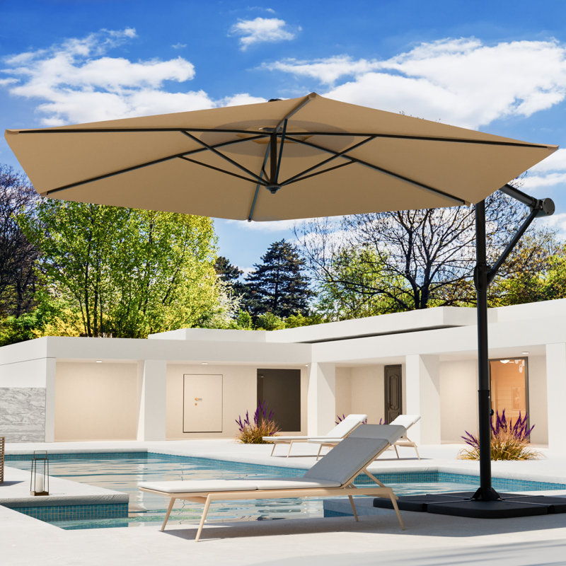9' Cantilever Umbrella Outdoor Patio Offset Umbrella