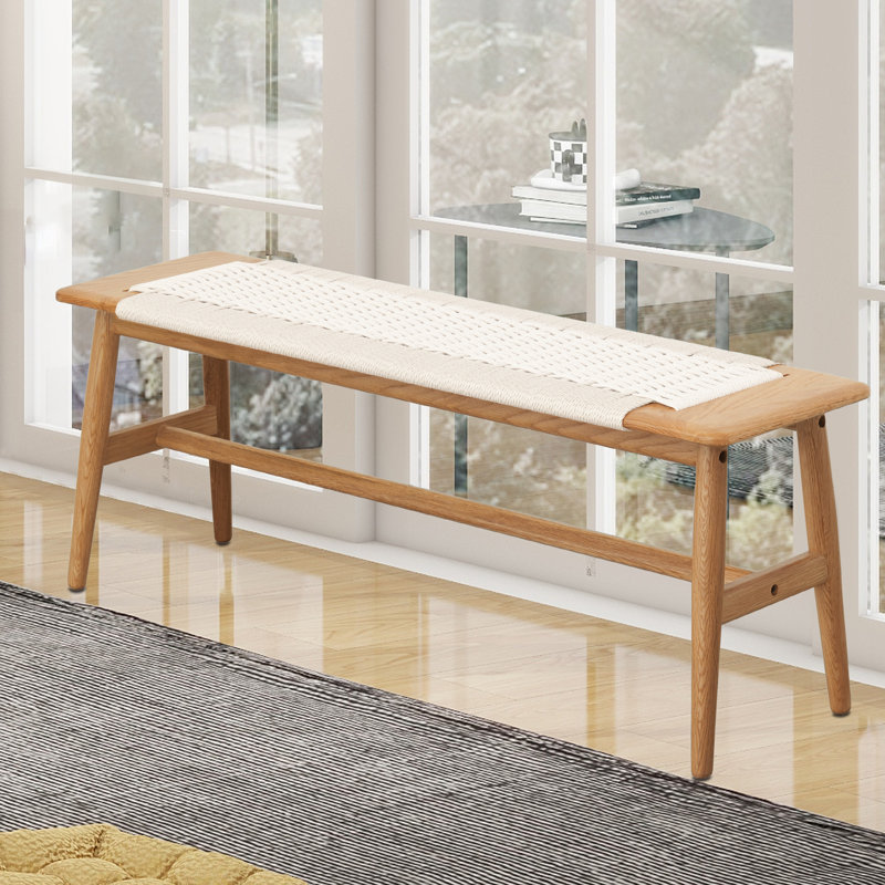 Gurmukh Solid Wood Bench, Entryway Bench, Dining Bench