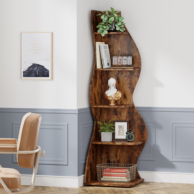 arhab corner bookcase