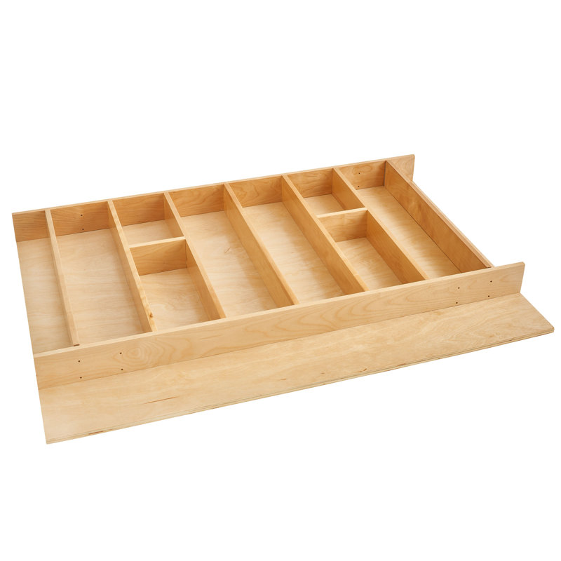 rev-a-shelf wood trim-to-fit drawer organizer insert