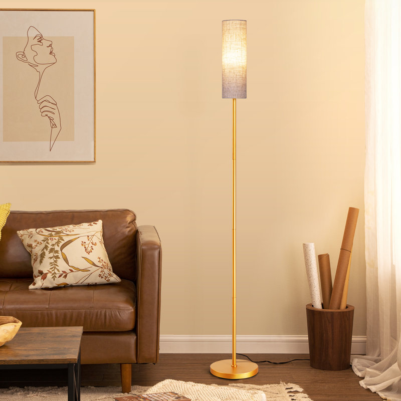 Smathering 65'' Traditional Floor Lamp with Remote Control and Bulb Included