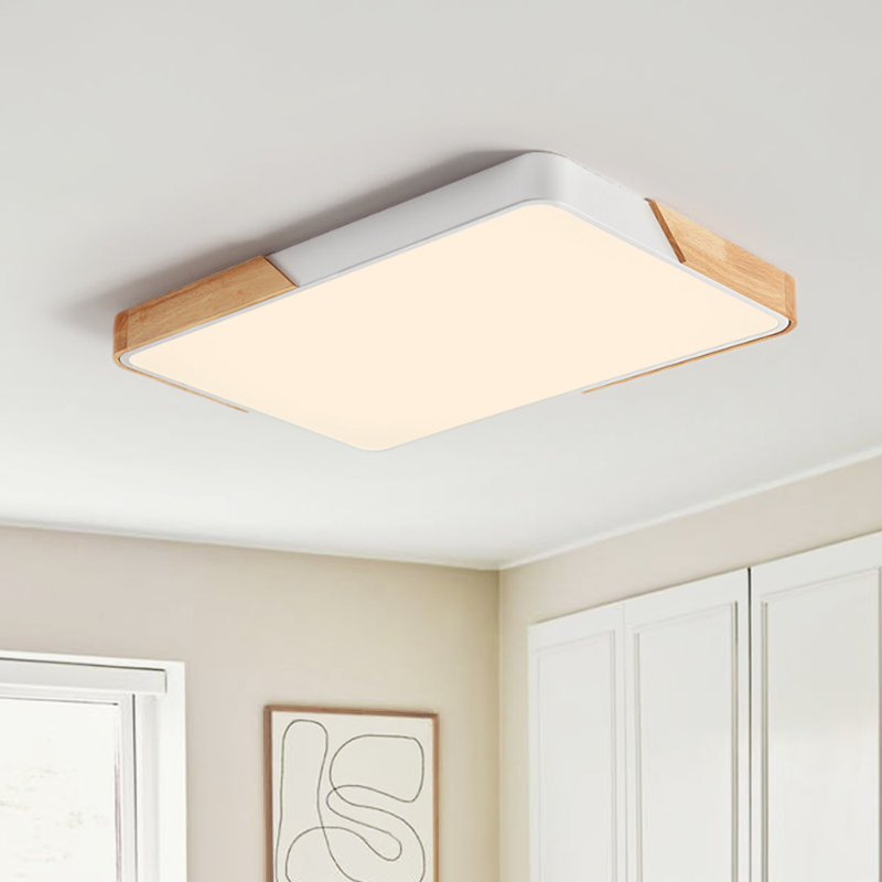 Kita 1 - Light Rectangle Dimmable LED Flush Mount