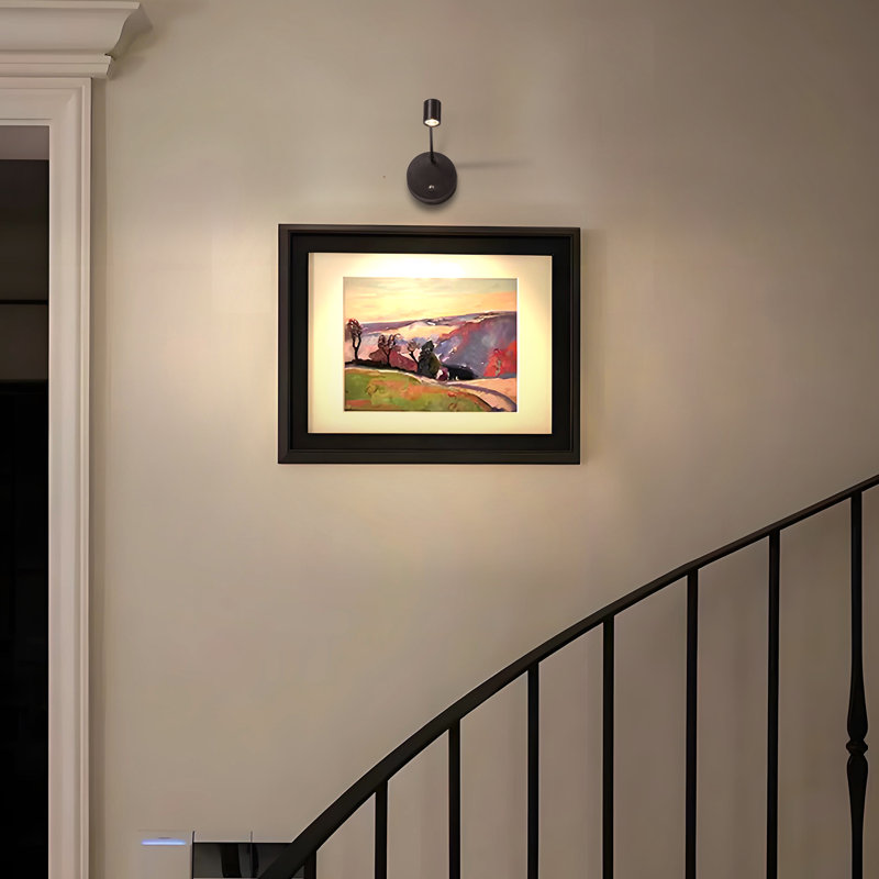 Picture Lights For Wall,Battery Operated Wall Sconce Rechargeable,Led Wall Light Cordless With Remote