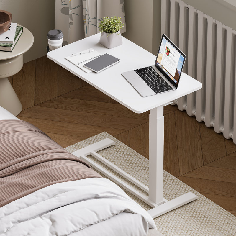 Kristee Adjustable and Movable Overbed Table with Hidden Casters