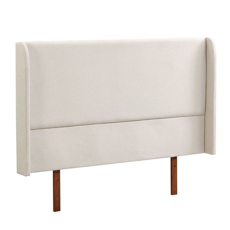 Davis Linen Upholstered Headboard with Double Wing INCOMPLETE 